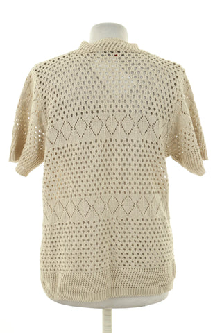 Beige Überwurfjacke
