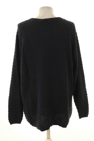 Dunkelblauer Pullover