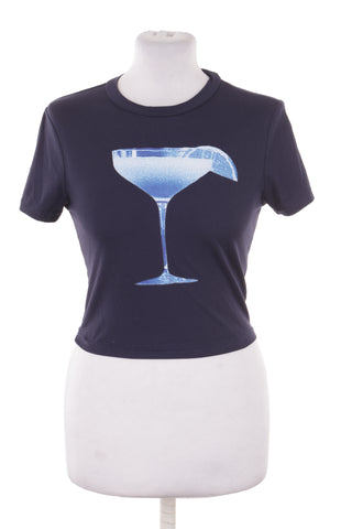 Dunkelblaue Bluse