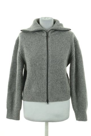 Grauer Pullover 3% Wolle