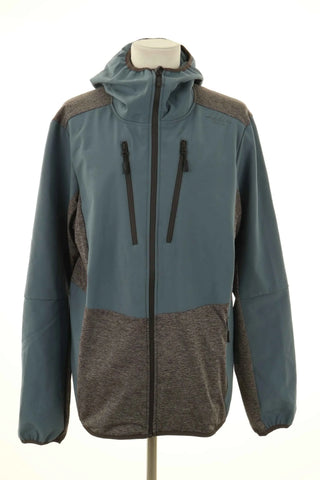 Blau-graue Jacke