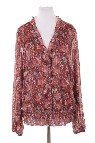 Gemusterte Bluse