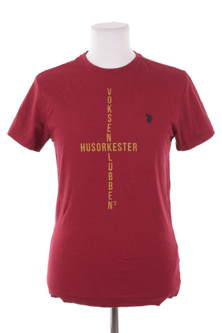 Kastanienbraunes T-Shirt