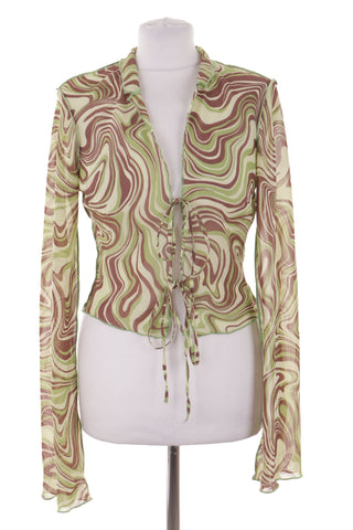 Bluse mit Muster