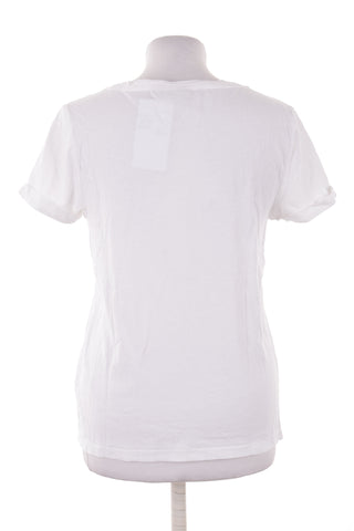 Weißes T-Shirt, 50 % Modal