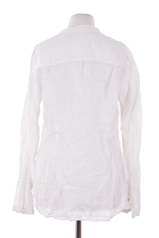 Weiße Bluse 100% Leinen