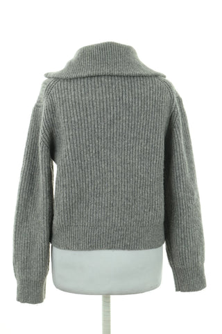 Grauer Pullover 3% Wolle