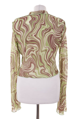 Bluse mit Muster