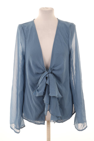 Blaue Bluse