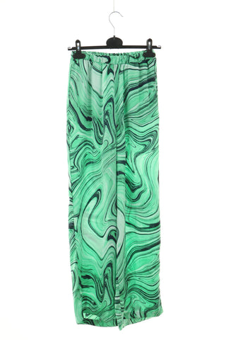 Grüne Hose mit Muster