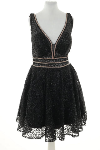Glänzendes Kleid