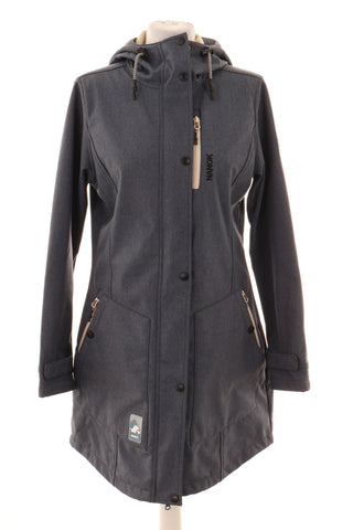 Blaue Jacke