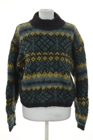 Pullover mit Muster 50% Mohair