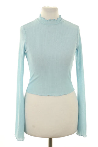 Blaue Bluse