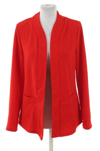 Rote Überwurfjacke