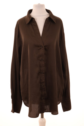 Schokoladenfarbene Bluse