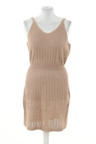Beiges Kleid