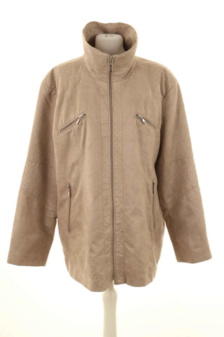 Beige Jacke