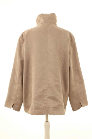 Beige Jacke