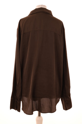 Schokoladenfarbene Bluse