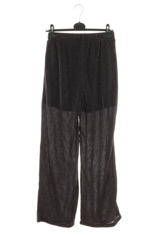 Schwarze glänzende Hose