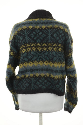 Pullover mit Muster 50% Mohair