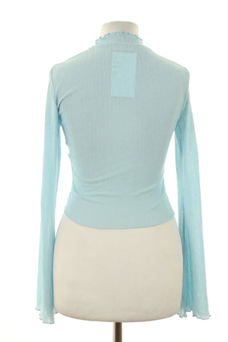 Blaue Bluse