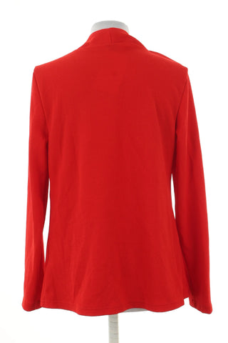 Rote Überwurfjacke