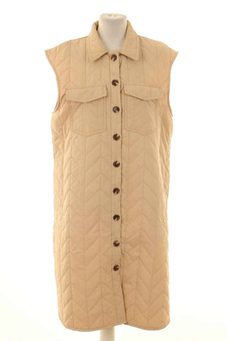 Beige Weste