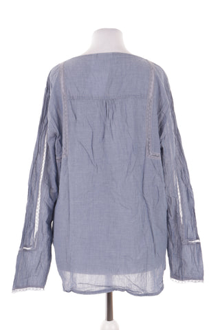 Blaue Bluse