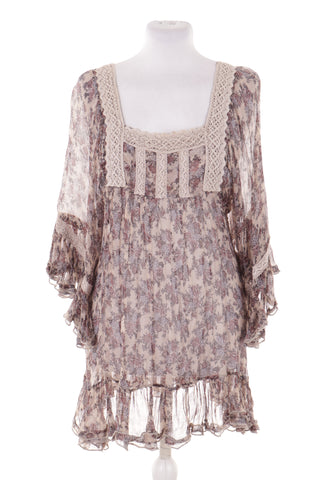 Bluse mit Blumenmuster