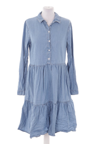 Blaues Kleid aus 100 % Lyocell