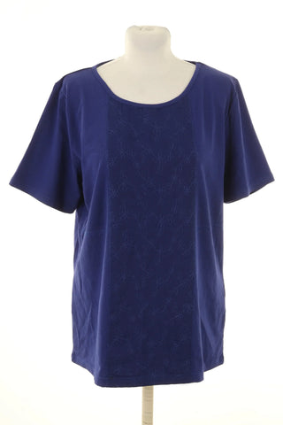 Kornblumenblaue Bluse