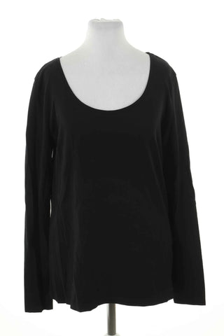 Schwarzes Blusentop