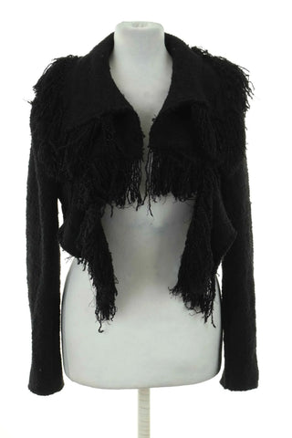 Schwarze Überwurfjacke