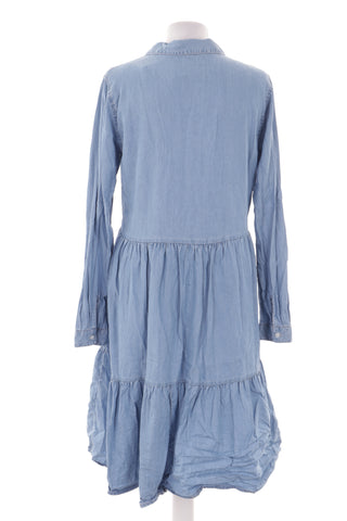 Blaues Kleid aus 100 % Lyocell