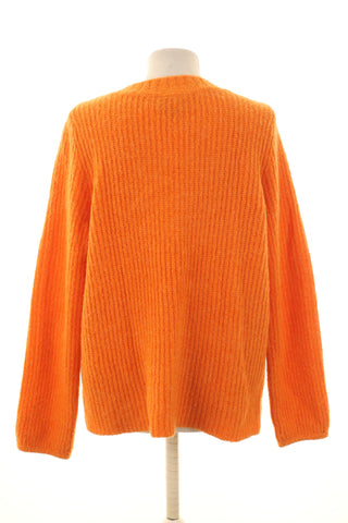 Pullover orange 8% Alpaka, 10% Wolle