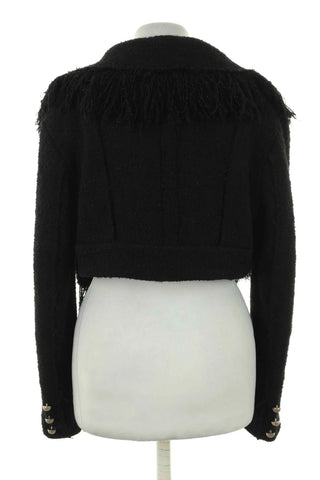 Schwarze Überwurfjacke