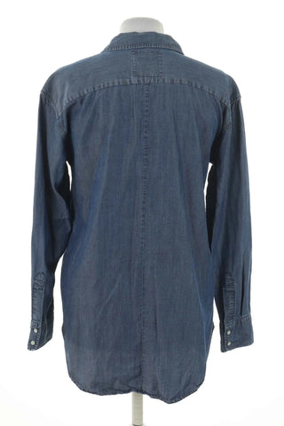 Blaue Bluse