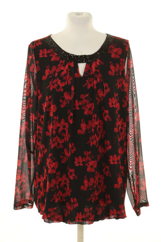 Bluse mit Blumenmuster