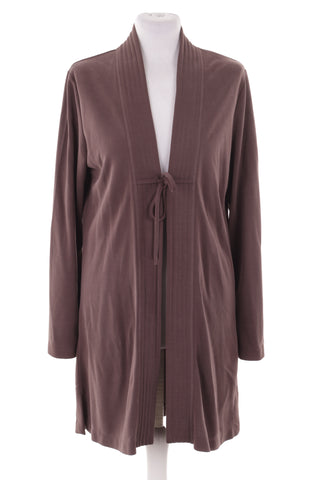 Braune Strickjacke