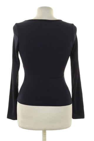 Dunkelblaue Bluse