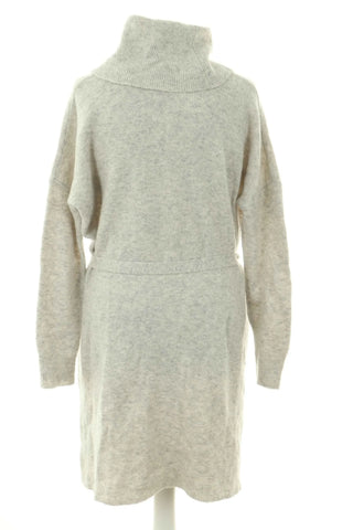 Graues Kleid 30% Wolle, 10% Alpaka