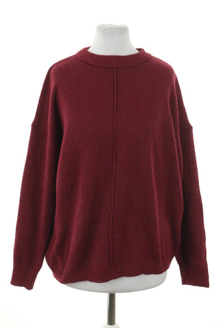Bordeauxroter Pullover