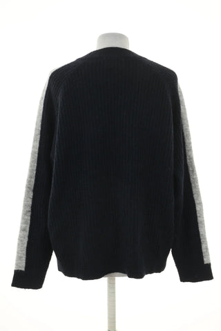 Dunkelblauer Pullover 25% Wolle, 5% Mohair