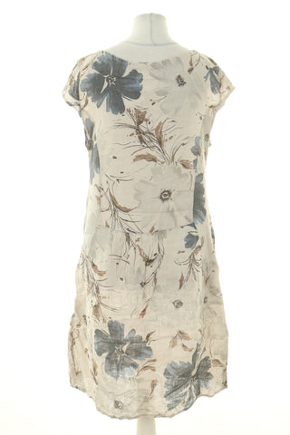 Kleid Blumen 100% Leinen