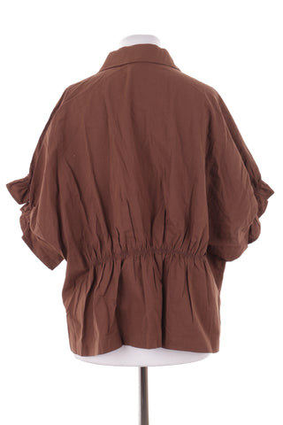 Braune Bluse
