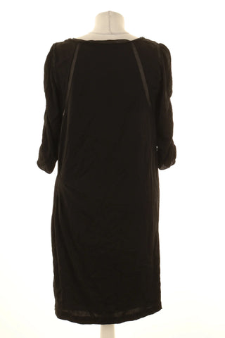 Schwarzes Kleid 95% Seide