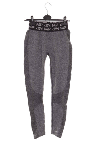 Graue Leggings