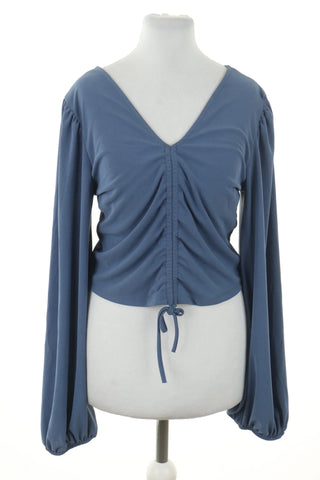 Blaue Bluse